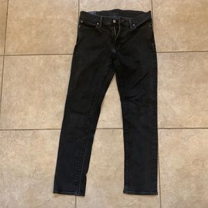 Abercrombie and Fitch Rustin Athletic Slim Black Jeans